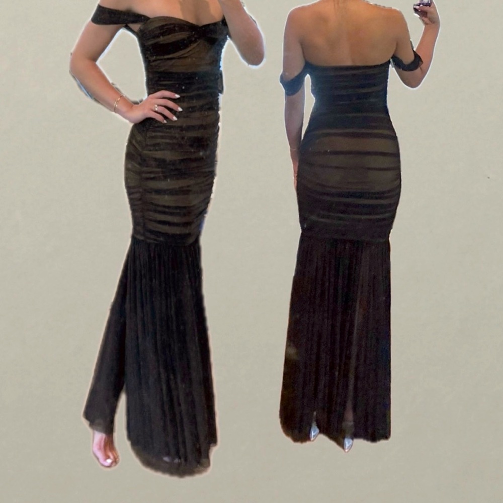 Norma Kamali Walter Fishtail Dress NWT - Picture 5 of 9